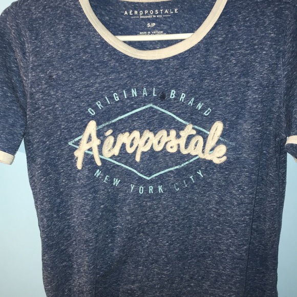 blue aeropostale shirt - Picture 2 of 2